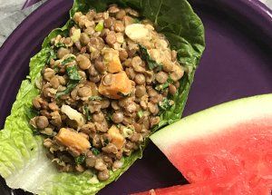 lentil curry salad