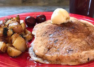 Cherry Vanilla Pancakes
