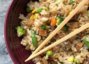 Vegan Pork Fried Rice