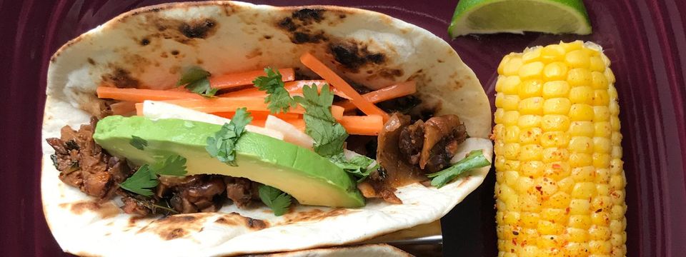 Mushroom Walnut Tacos