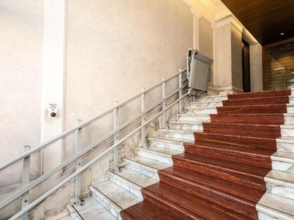 Scala con montascale