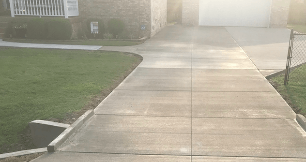 Corner Concrete Driveway | Louisville, KY | S & S Concrete Inc.