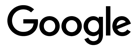 Google logo in black text.