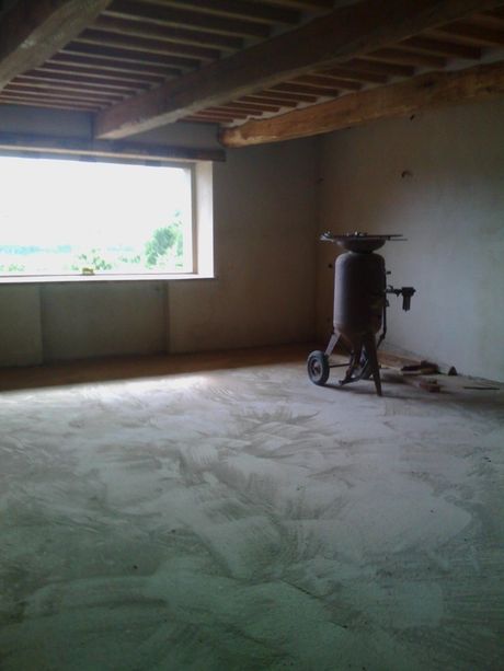 Travi in legno in appartamento