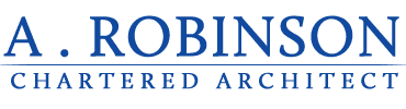 A. Robinson Chartered Architect logo