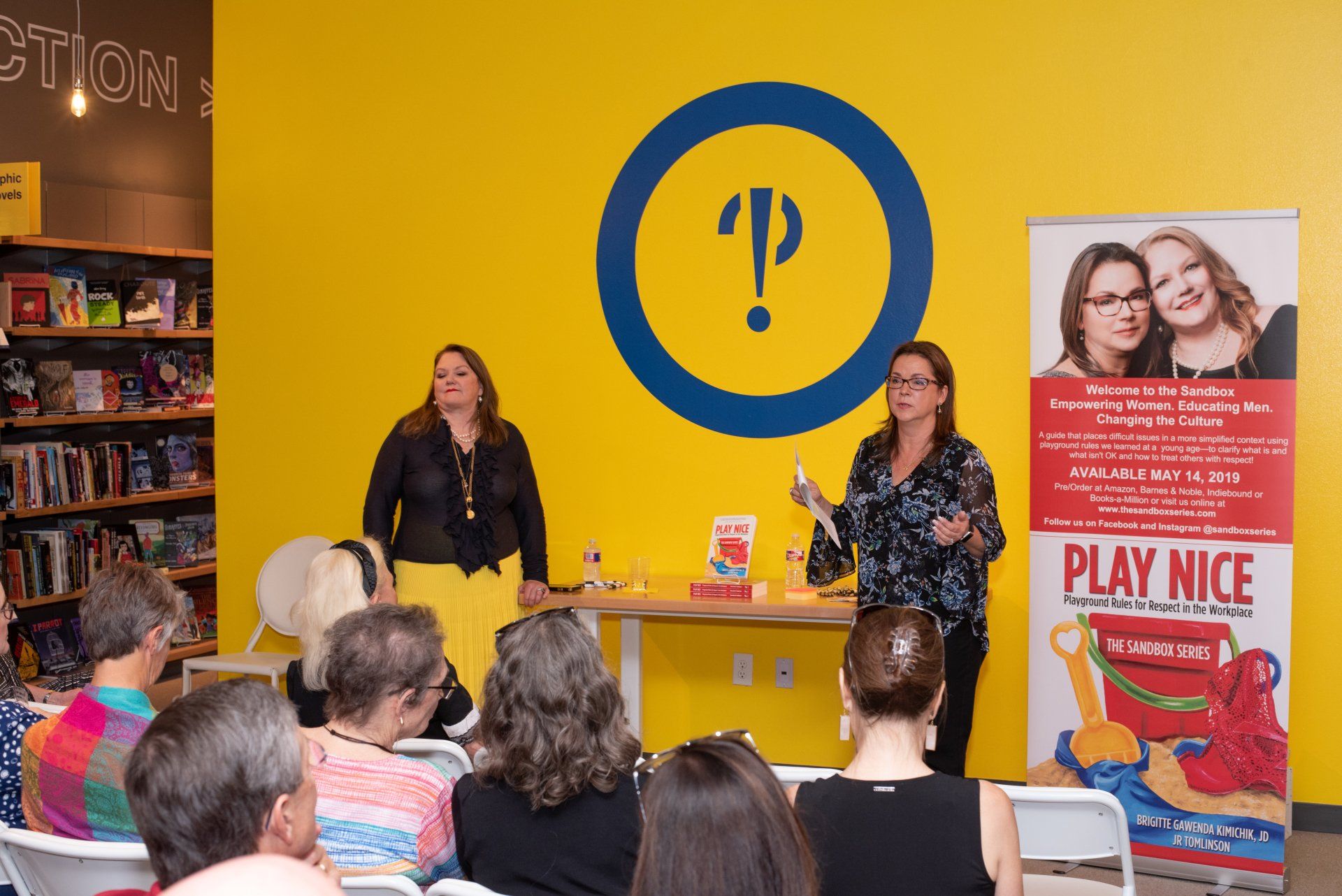 Interabang Books event featuring Play Nice, a guide to building respectful and inclusive workplaces