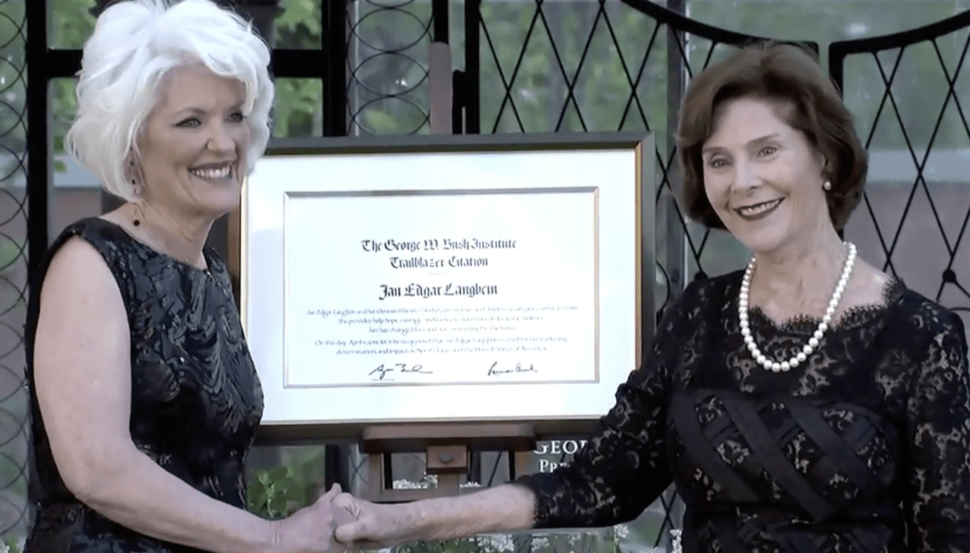 Jan Langbein and Genesis are our hero's of the week for fighting domestic violence