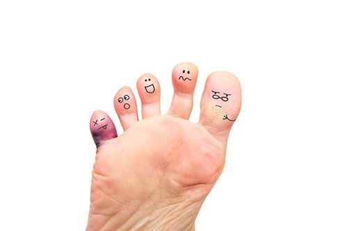 broken toe and calluses