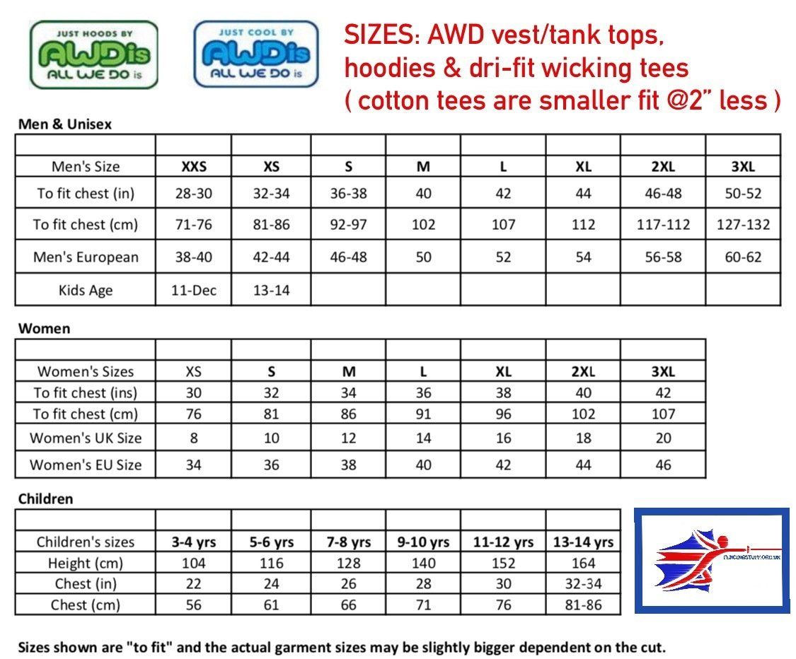 size guide chart