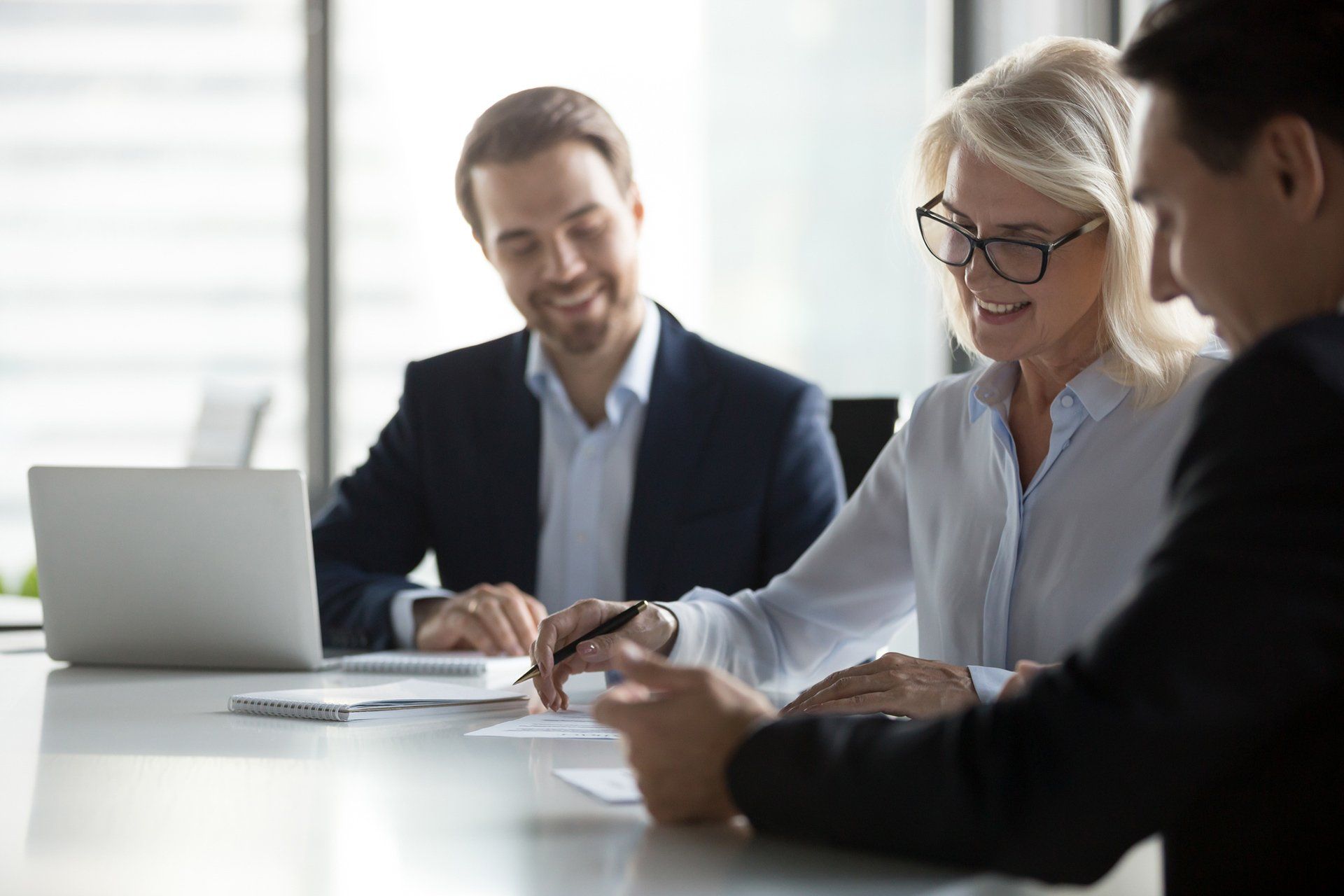 Client Talking to Lawyers — Montgomery, AL — Donohoe & Stapleton, LLC