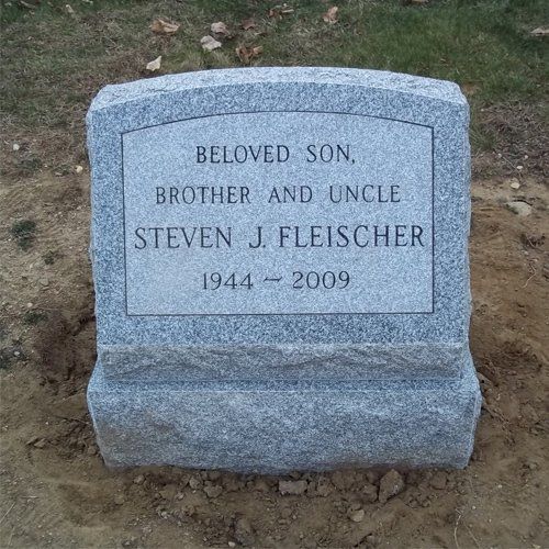 Fleischer Barre Grey Polished Face BRP Sides Oval Top Base Single Outlined Panel Deep Cut Lettering
