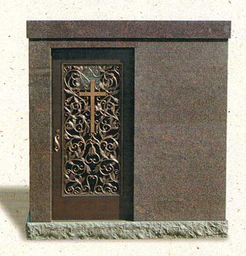 Mausoleum with Bronze Door — Bedford Village, NY — CJ Stones