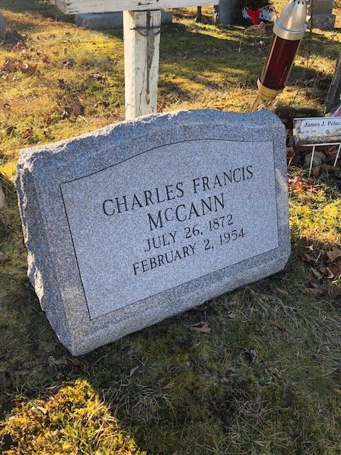 McCann barre grey serp top single outlined panel deep carved lettering brp sides Polished Face