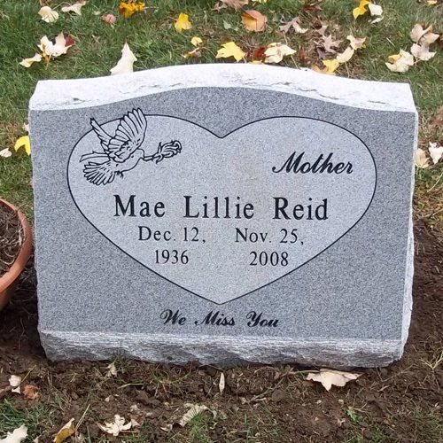 Reid Barre Grey Polished Face BRP Sides Serp Top Heart Panel Deep Cut Lettering Black Litho Flat Carved Designs