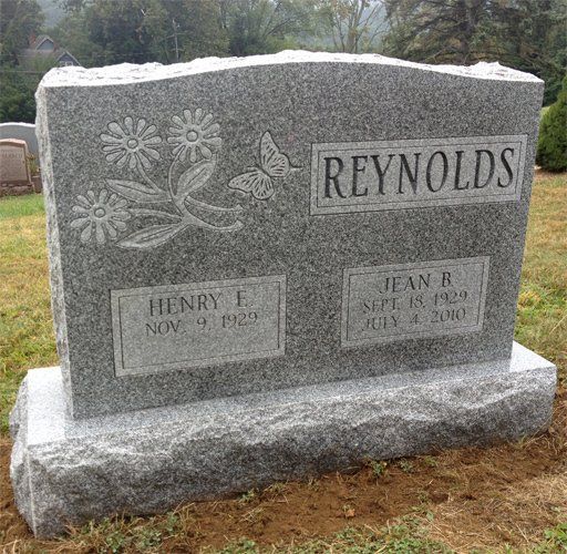 Reynolds Barre Grey Double Wide Upright Polished 2 BRP Sides Serp Top Shape Carved Designs