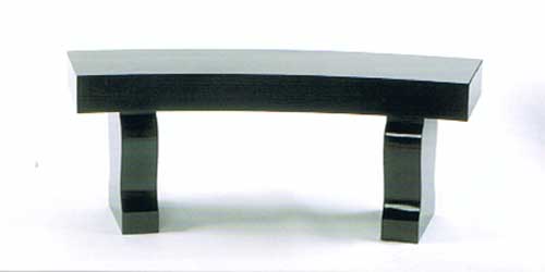Curved Cemetery Bench — Bedford Village, NY — CJ Stones