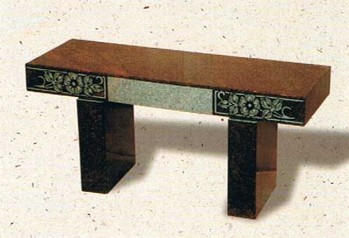 Granite Bench Monument — Bedford Village, NY — CJ Stones