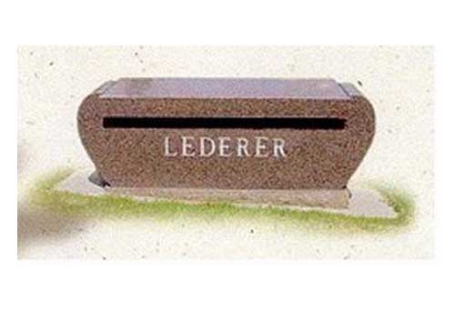 Lederer Cemetery Bench — Bedford Village, NY — CJ Stones