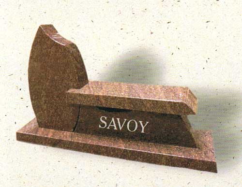 Savoy Cemetery Bench — Bedford Village, NY — CJ Stones