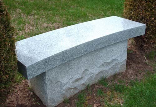 Barre Grey Polished 5 Curved Bench Rock Pitch Bottom