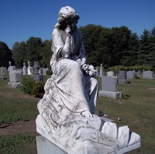Woman Figurine Before Cleaning — Bedford Village, NY — CJ Stones