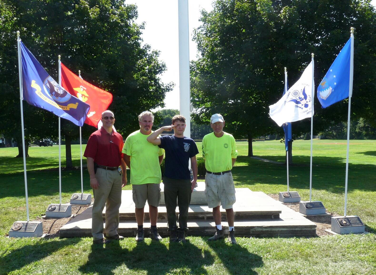 Honoring Fallen Veterans Navy — Bedford Village, NY — CJ Stones