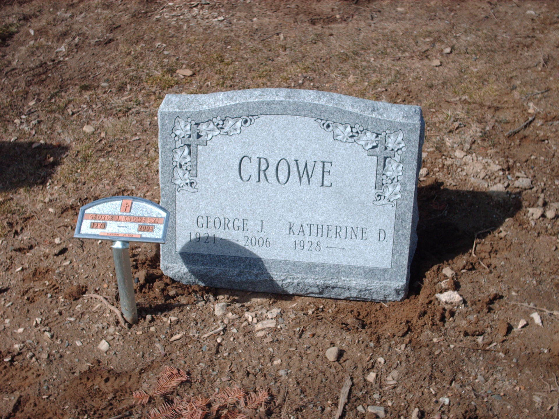 Crowe barre grey shape carved designs deep carved lettering brp sides serp top multiple names single outlined panel Polished Face