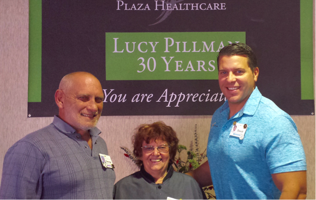 Lucy Pillman 30 years of service