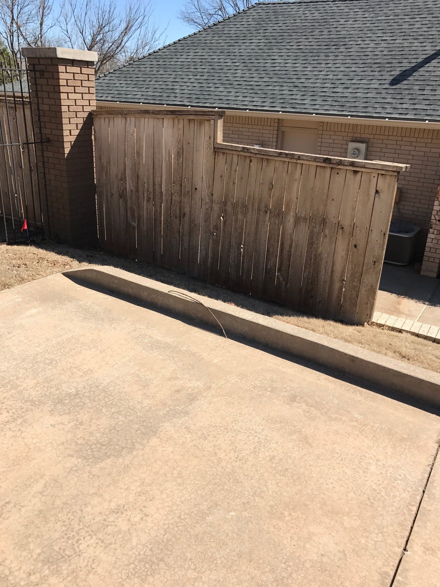 Modern Look Coffee Brown Fence — Protection Fence from Home Installed in Oklahoma City, OK