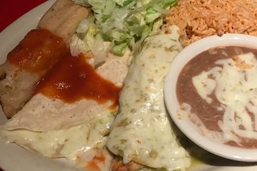 Tamal, Quesadilla & Enchilada Suiza — Bethpage, NY — Mangoes Mexican Bar & Grill Tamal, Quesadilla & Enchilada Suiza — Bethpage, NY — Mangoes Mexican Bar & Grill