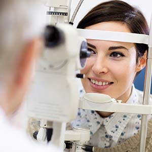 Contacts — Woman Look in Ophthalmoscope in Lawton, OK Contacts — Woman Look in Ophthalmoscope in Lawton, OK