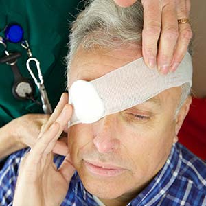 Vision Clinic — Patient's Eye After Injury in Lawton, OK Vision Clinic — Patient's Eye After Injury in Lawton, OK