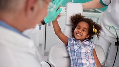 Kid Smiling at the Dentist - Pediatric Dentistry in Portland, OR
