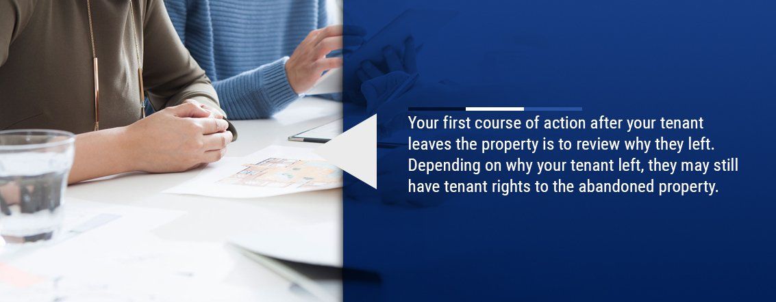 why did the tenant leave