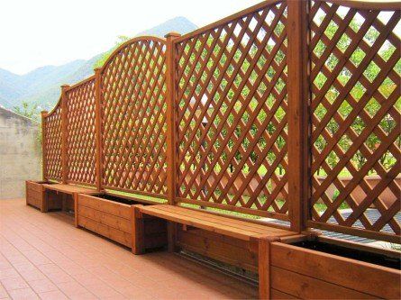 grigliati in legno roma