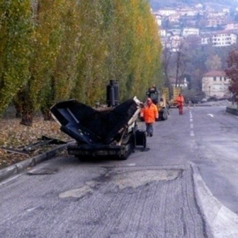 pavimentazione in asfalto