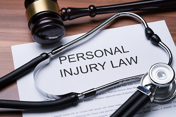 Gavel and Stethoscope on Paper of Personal Injury Law — Merrillville, IN — Adedoyin Gomih Law, LLC