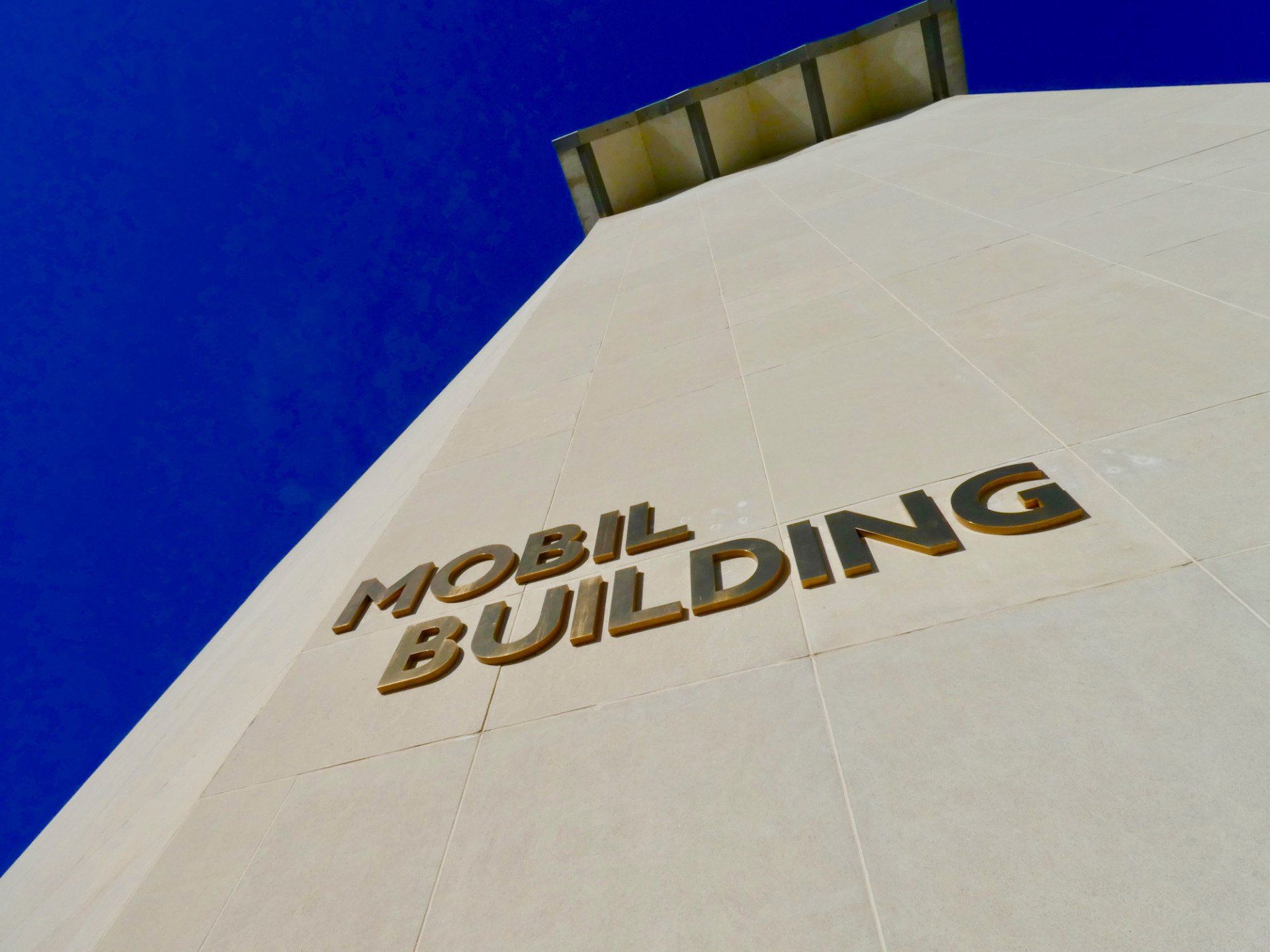 Sign | Mobile Oil Building