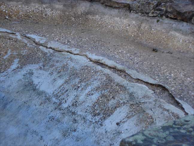 sunken pond