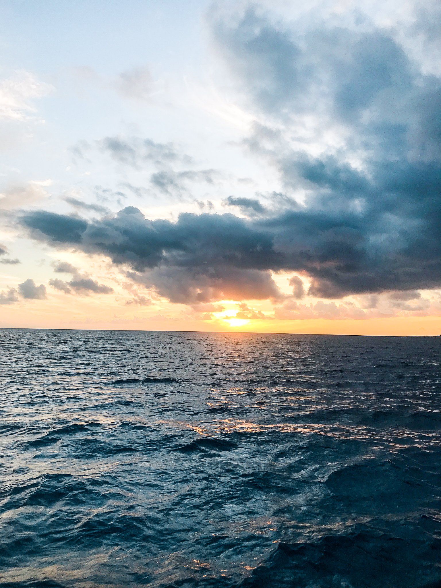 Caribbean sunset on Random Wind