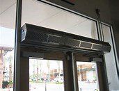 AIR CURTAIN INSTALLATION