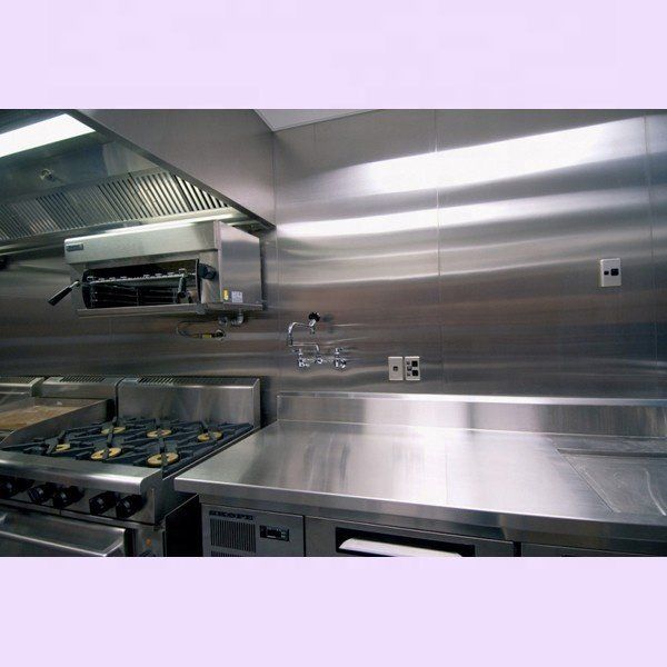 STAINLESS STEEL BACKSPLASH INSTALLATION