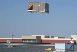 HVAC Bucket Truck Lifting Service