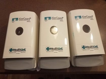 Hand Sanitizer Dispenser | Soap Dispenser | HealthLink Soap Dispenser | AloeGuard Soap Dispenser | AloeGuard Hand Sanitizer