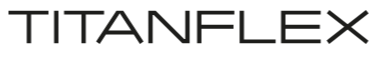 Der Text „TITANFLEX“ in einer klaren, serifenlosen, schwarzen Schriftart in Großbuchstaben.