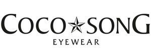 Das Logo von Coco Song Eyewear zeigt den Markennamen in einer fetten Serifenschrift, getrennt durch einen fünfzackigen Stern.