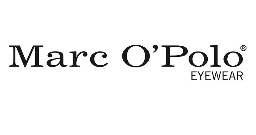 Das Marc O'Polo-Logo in schwarzer Schrift mit dem Wort „EYEWEAR“ in kleinerer Schrift darunter.