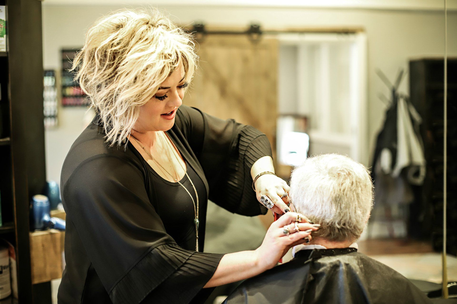 Woman With Red Lips — Laramie, WY — Luna Salon & Med Spa