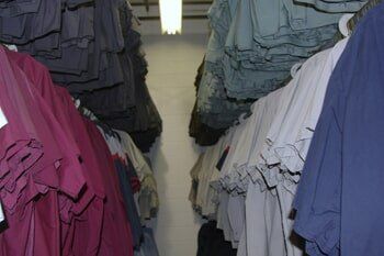 Multi colored uniforms