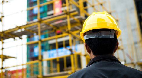 surveyor at commercial establishment